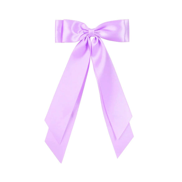Wholesale Sweet Women's Polyester Handmade Doublelayer Streamer Bow Onepiece Hairpin Hair Accessory