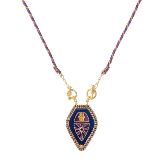 Wholesale Tarot Necklace Copper Geometric Retro Style Electroplated For Unisex