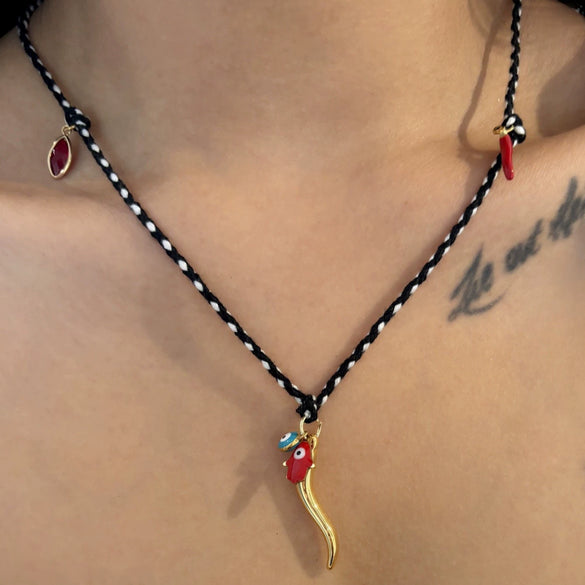Wholesale Tarot Necklace Copper Gold Plated Geometric Pendant Men's Boyfriend Style
