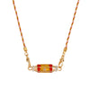 Wholesale Tarot Necklace Copper Gold Plated Geometric Pendant Men's Boyfriend Style