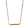 Wholesale Tarot Necklace Copper Gold Plated Geometric Pendant Men's Boyfriend Style