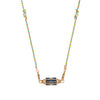 Wholesale Tarot Necklace Copper Gold Plated Geometric Pendant Men's Boyfriend Style