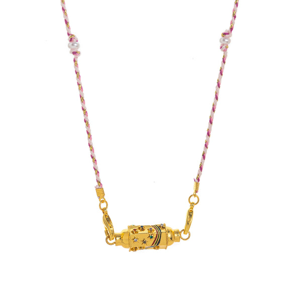 Wholesale Tarot Necklace Copper Gold Plated Geometric Pendant Men's Boyfriend Style
