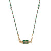 Wholesale Tarot Necklace Copper Gold Plated Geometric Pendant Men's Boyfriend Style