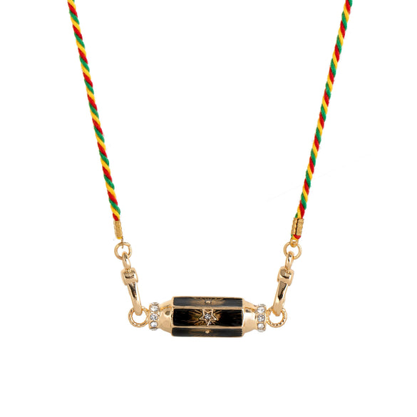 Wholesale Tarot Necklace Copper Gold Plated Geometric Pendant Men's Boyfriend Style