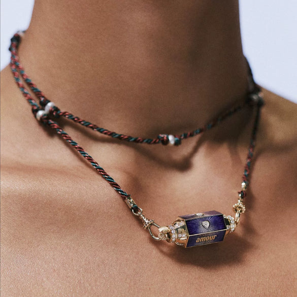 Wholesale Tarot Necklace Copper Gold Plated Geometric Pendant Men's Boyfriend Style