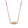 Wholesale Tarot Necklace Copper Gold Plated Geometric Pendant Men's Boyfriend Style