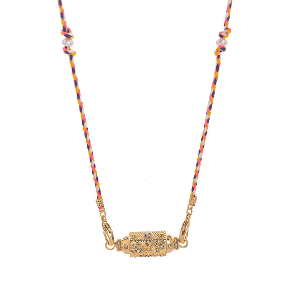 Wholesale Tarot Necklace Copper Gold Plated Geometric Pendant Men's Boyfriend Style