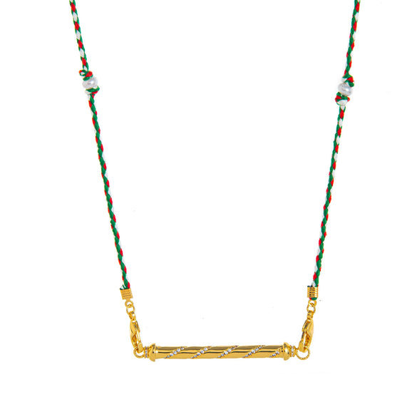 Wholesale Tarot Necklace Copper Gold Plated Geometric Pendant Men's Boyfriend Style