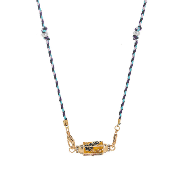 Wholesale Tarot Necklace Copper Gold Plated Geometric Pendant Men's Boyfriend Style