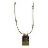 Wholesale Tarot Necklace Copper Heart Shape Pendant Electroplating