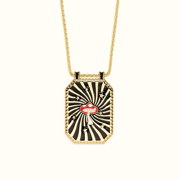 Wholesale Tarot Necklace Copper Mixed Gemstone Inlay Heart Star Geometric Vintage Style
