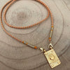 Wholesale Tarot Stainless Steel And Titanium Steel Necklace Geometric Heart Eye Pendant 18K Gold Plated Electroplating Design Unisex