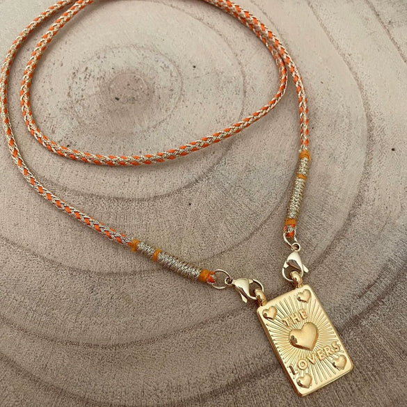 Wholesale Tarot Stainless Steel And Titanium Steel Necklace Geometric Heart Eye Pendant 18K Gold Plated Electroplating Design Unisex