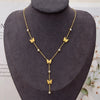 Wholesale Tassel Butterfly Geometric Titanium Steel Necklace With Mixed Gemstone Inlay Electroplated For Women Fashion Highend Design Nonfading Clavicle Chain