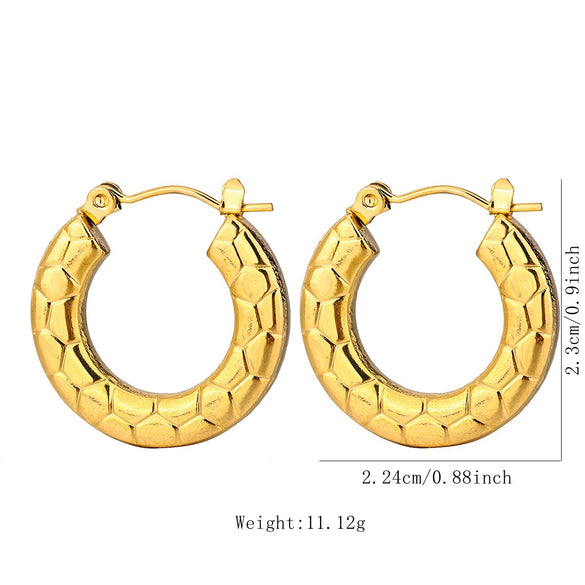 Wholesale Tassel Earrings Stainless Steel Non Fading Exaggerated Niche Jewelry With Electroplating Treatment