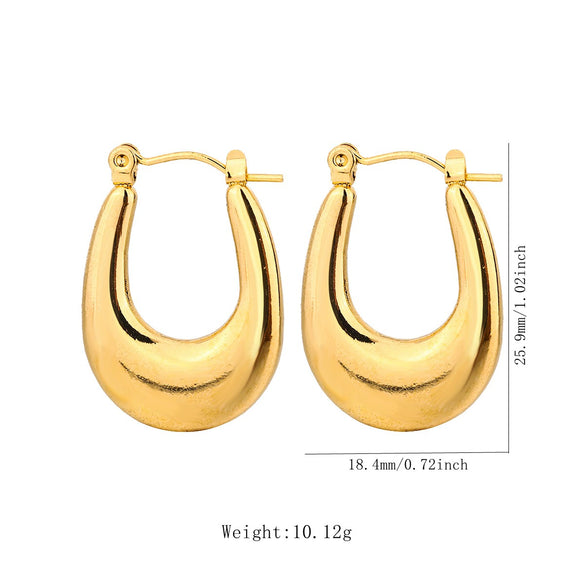 Wholesale Tassel Earrings Stainless Steel Non Fading Exaggerated Niche Jewelry With Electroplating Treatment