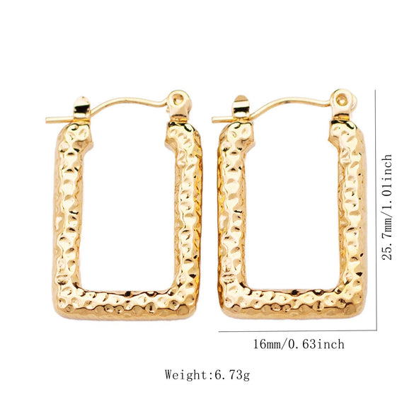 Wholesale Tassel Earrings Stainless Steel Non Fading Exaggerated Niche Jewelry With Electroplating Treatment