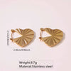 Wholesale Tassel Earrings Stainless Steel Non Fading Exaggerated Niche Jewelry With Electroplating Treatment