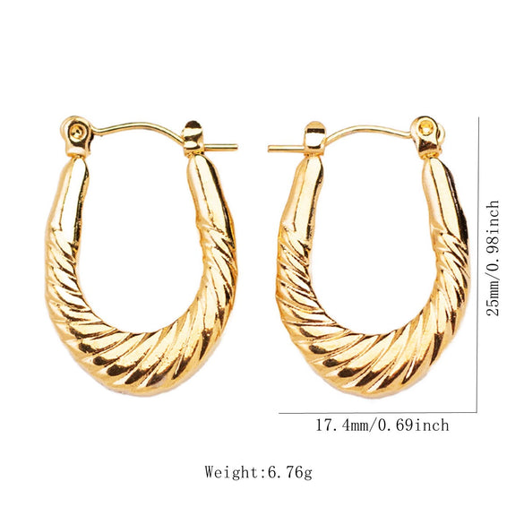 Wholesale Tassel Earrings Stainless Steel Non Fading Exaggerated Niche Jewelry With Electroplating Treatment
