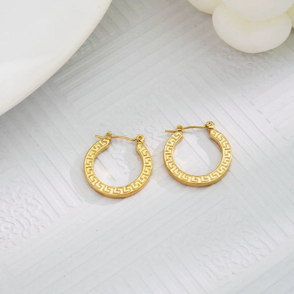 Wholesale Tassel Earrings Stainless Steel Non Fading Exaggerated Niche Jewelry With Electroplating Treatment