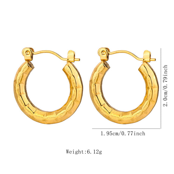 Wholesale Tassel Earrings Stainless Steel Non Fading Exaggerated Niche Jewelry With Electroplating Treatment