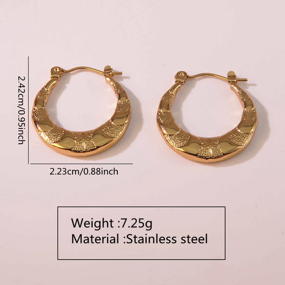 Wholesale Tassel Earrings Stainless Steel Non Fading Exaggerated Niche Jewelry With Electroplating Treatment