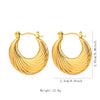 Wholesale Tassel Earrings Stainless Steel Non Fading Exaggerated Niche Jewelry With Electroplating Treatment
