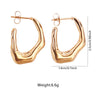 Wholesale Tassel Earrings Stainless Steel Non Fading Exaggerated Niche Jewelry With Electroplating Treatment