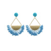 Wholesale Tassel Earrings Zinc Alloy Geometric Hand Knitted Retro Style