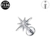 Wholesale Titanium Alloy And Copper Stainless Steel Geometric Style Electroplating Body Piercing Earrings And Lip Rings