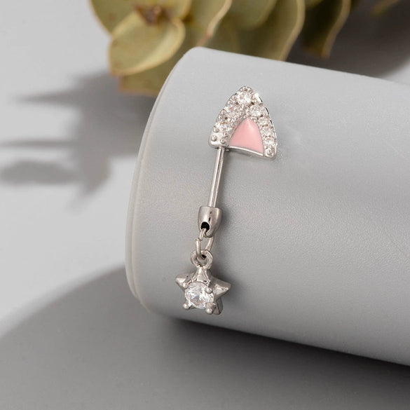 Wholesale Titanium Alloy Animal Zodiac Style Electroplated Women's Ear Nail Jewelry