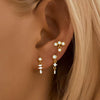 Wholesale Titanium Alloy Geometric Star Stud Earrings With Electroplating And Minimalist Highend Piercing Design For Unisex