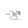 Wholesale Titanium Alloy Geometric Style Electroplated Ear Bone Nail Puncture Jewelry