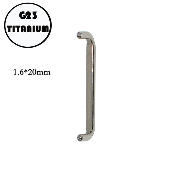 Wholesale Titanium Alloy Geometric Style Embedded Bone Lock Bone Nail Accessories With Electroplating Treatment