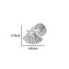 Wholesale Titanium Alloy Heart Shape Electroplated Women's Cartilage Puncture Earrings