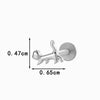 Wholesale Titanium Alloy Heart Shape Piercing Jewelry For Women Electroplated Inner Tooth Screw Rod Lip Nail Ear Bone Nail