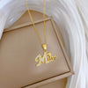 Wholesale Titanium Steel And Copper Animal Zodiac Cartoon Minimalist Style Pendant Necklace For Women