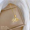 Wholesale Titanium Steel And Copper Animal Zodiac Cartoon Minimalist Style Pendant Necklace For Women