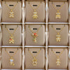 Wholesale Titanium Steel And Copper Necklace With Geometric Pattern And Diamond Inlay And Real Gold Electroplated For Women