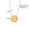 Wholesale Titanium Steel And Stainless Steel Fashion Geometric Pendant Jewelry Electroplated Love Necklace For Women