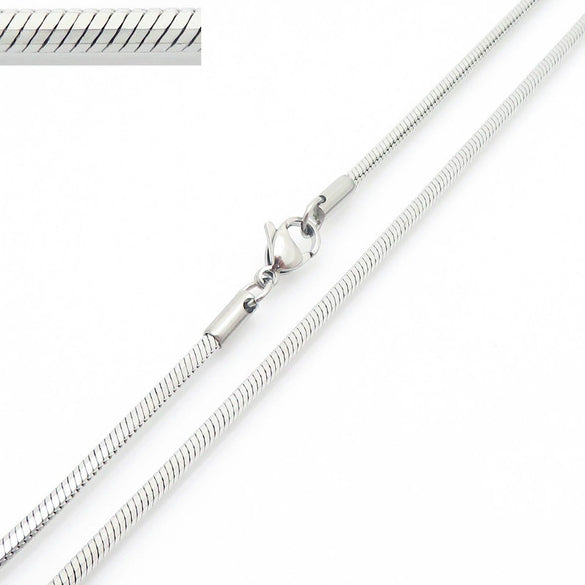Wholesale Titanium Steel And Stainless Steel Geometric Snake Bone Chain Hiphop Necklace With 18K Gold Vacuum Electroplating