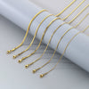 Wholesale Titanium Steel And Stainless Steel Geometric Snake Bone Chain Hiphop Necklace With 18K Gold Vacuum Electroplating