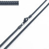 Wholesale Titanium Steel And Stainless Steel Geometric Snake Bone Chain Hiphop Necklace With 18K Gold Vacuum Electroplating