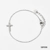Wholesale Titanium Steel And Stainless Steel Jewelry Suit With Cross Stand Pendant Bear Piglet Small Animal Pattern Electroplated For Women