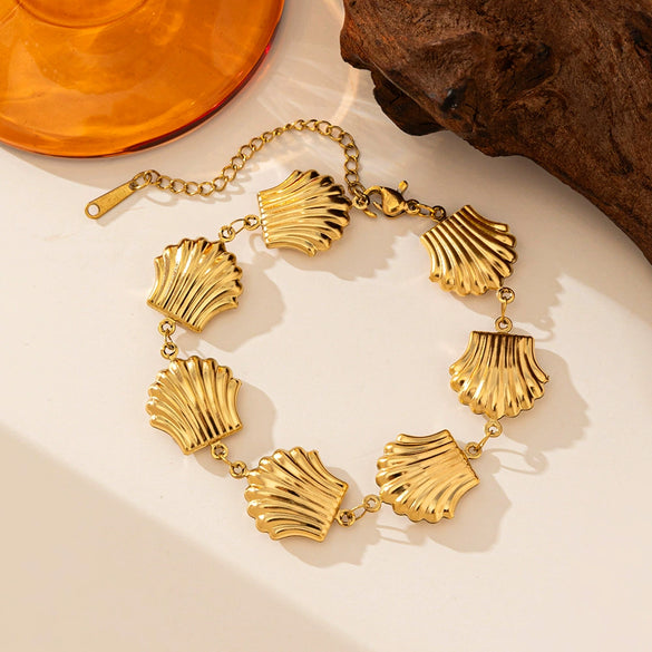 Wholesale Titanium Steel And Stainless Steel Jewelry With Marine Life Pattern Electroplated Design For Women Earrings Bracelet Necklace