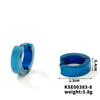 Wholesale Titanium Steel And Stainless Steel Mirror Polished Geometric Earrings For Men And Women
