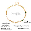 Wholesale Titanium Steel And Stainless Steel Necklace With Cross Design And Electroplating Treatment Geometric Style For Women