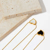 Wholesale Titanium Steel And Stainless Steel O Chain Necklace With Rhombus Design And Electroplating For Women