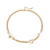 Wholesale Titanium Steel And Stainless Steel Pearl Necklace With Geometric Design And Electroplating For Women